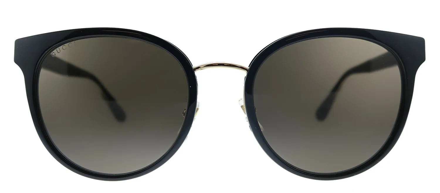 Gucci GG 0850SK 001 Cat-Eye Acetate Black Sunglasses with Grey Lens sold by Gaffos