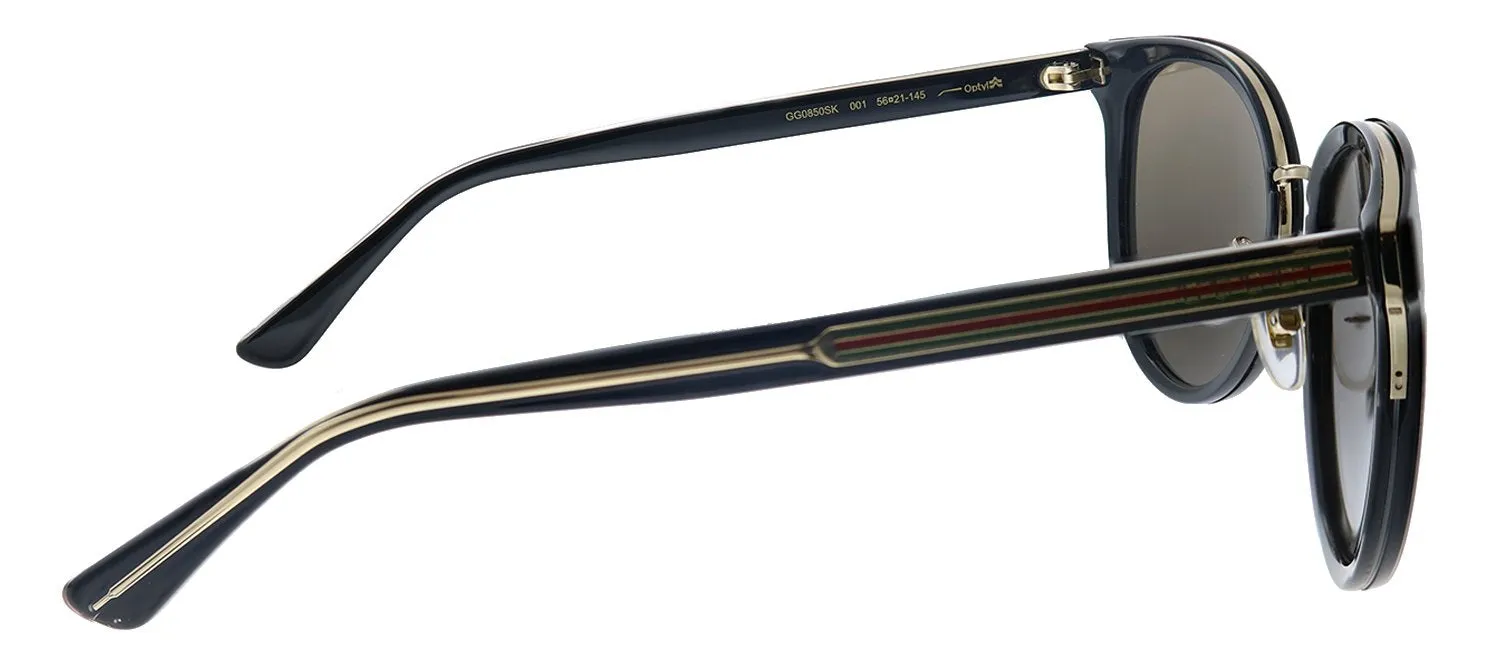 Gucci GG 0850SK 001 Cat-Eye Acetate Black Sunglasses with Grey Lens sold by Gaffos product image thumbnail 3