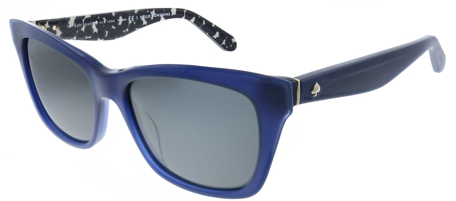 Kate Spade KS Jenae/S S4T Square Plastic Blue Sunglasses with Grey Polarized Lens sold by Gaffos product image thumbnail 2