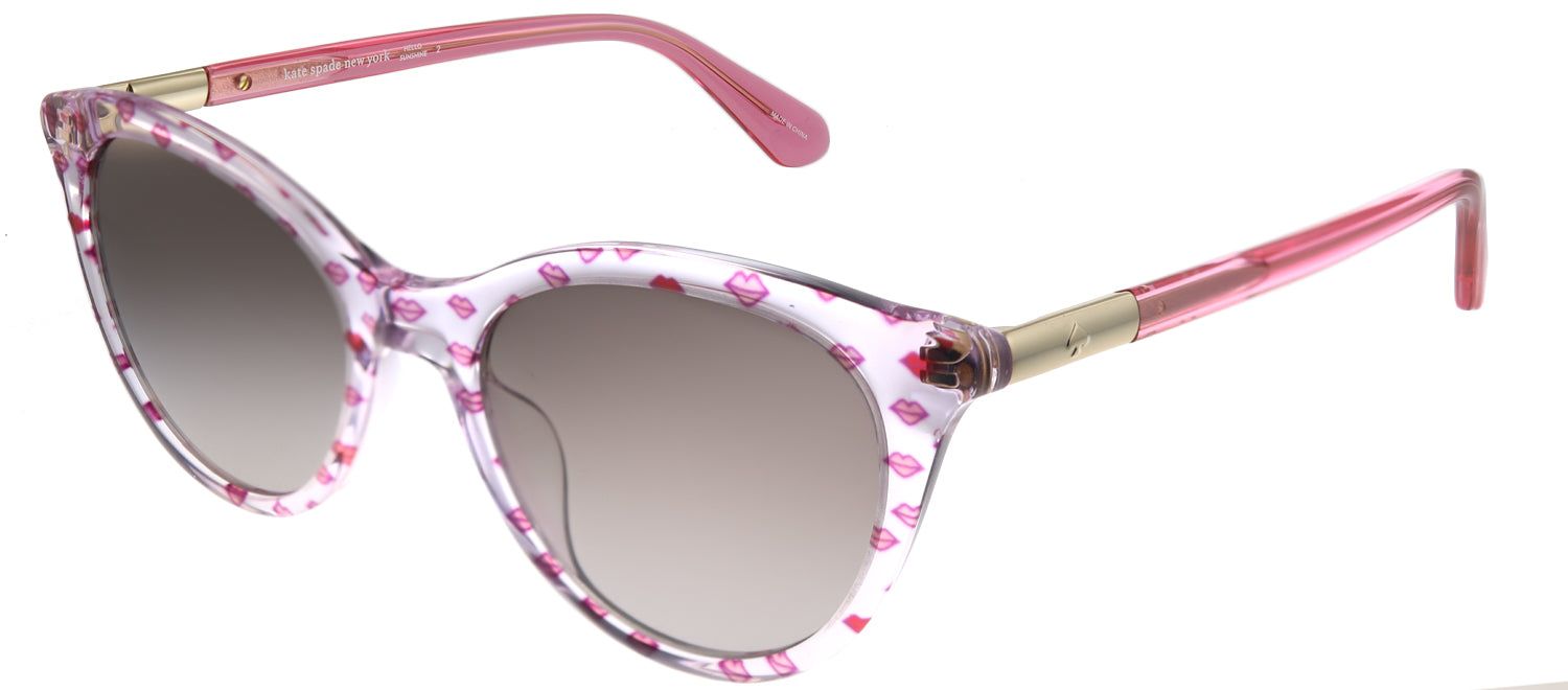Kate Spade KS Janalynn OBL HA Cat-Eye Plastic Pink Sunglasses with Brown Gradient Lens sold by Gaffos product image thumbnail 2