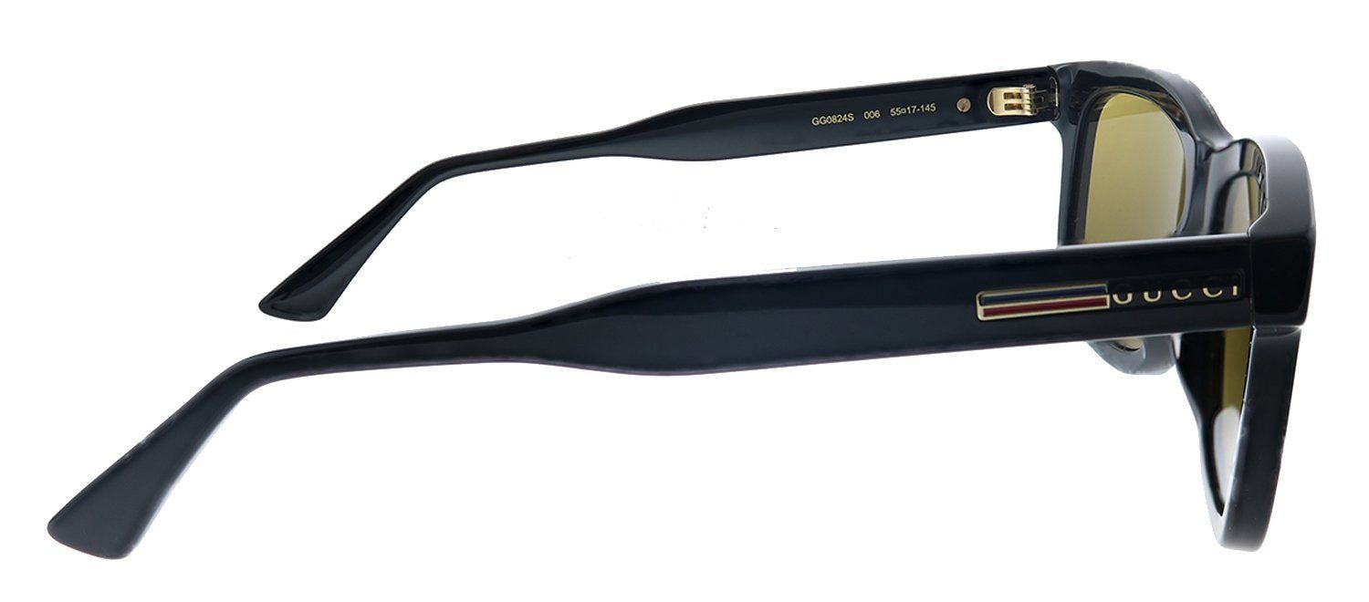 Gucci GG 0824S 006 Rectangle Acetate Black Sunglasses with Brown Lens sold by Gaffos product image thumbnail 3