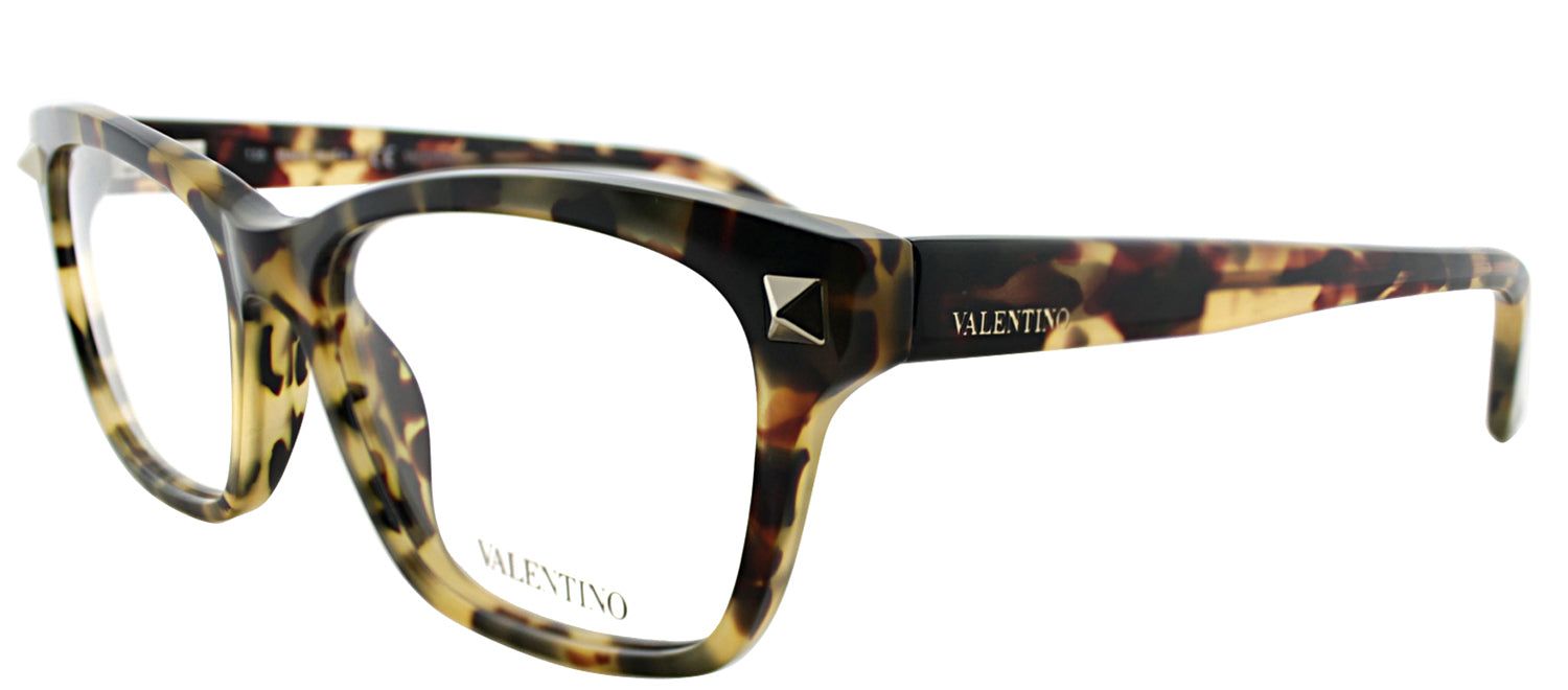 Valentino VL 2667 208 Rectangle Plastic Brown Eyeglasses with Demo Lens sold by Gaffos product image thumbnail 2