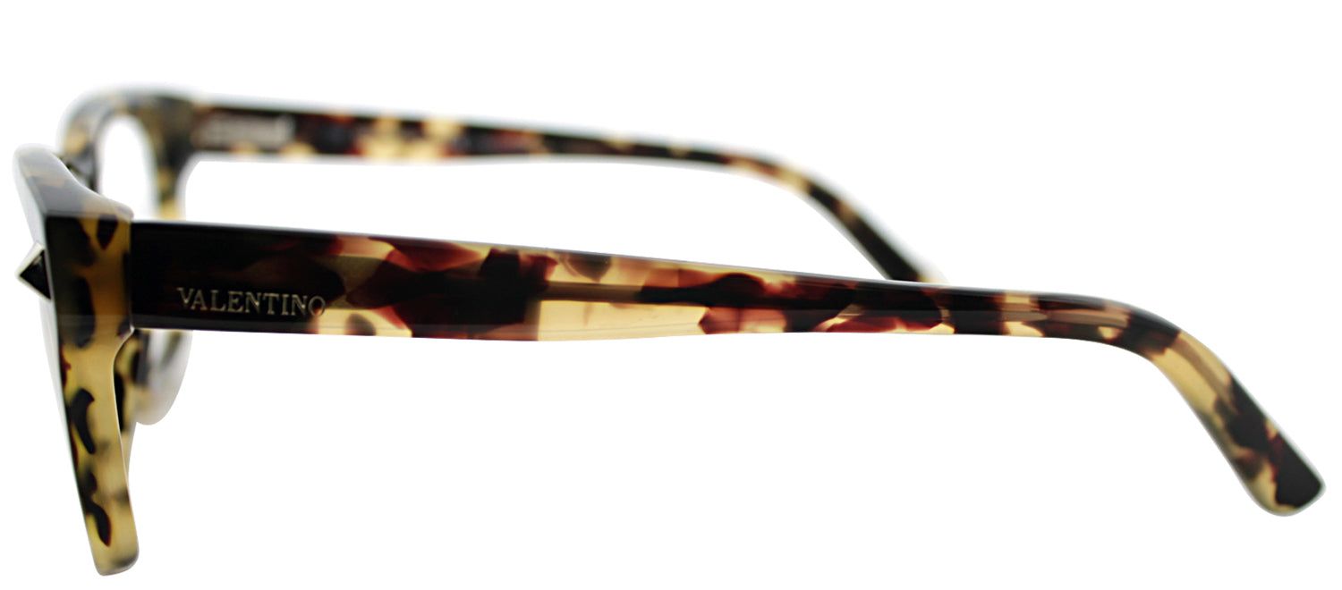Valentino VL 2667 208 Rectangle Plastic Brown Eyeglasses with Demo Lens sold by Gaffos product image thumbnail 3