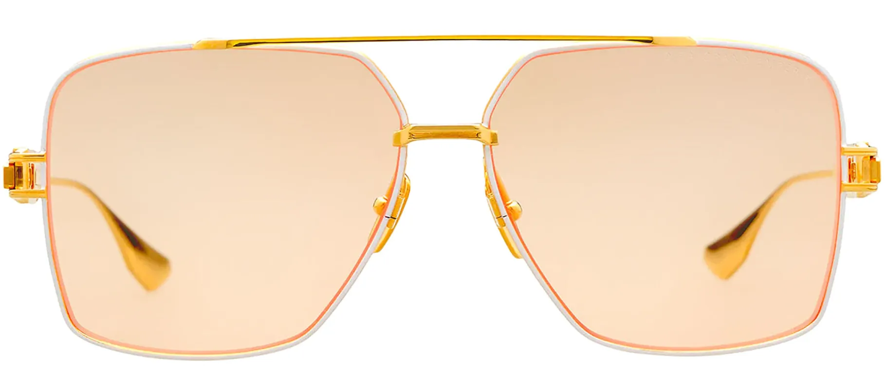 Dita GRAND-EMPERIK DT DTS159 A-04 Aviator Metal Gold Sunglasses with Orange Lens sold by Gaffos