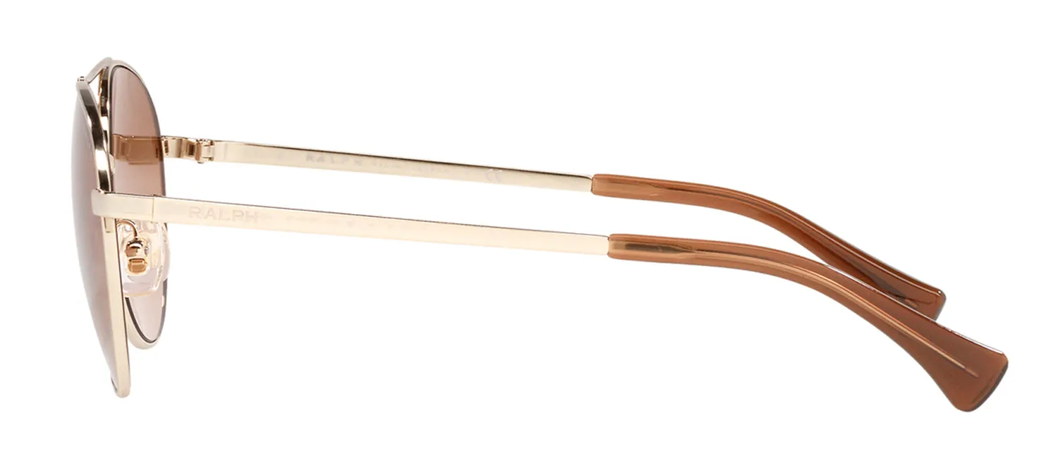 Ralph Lauren RA 4135 911613 Round Metal Gold Sunglasses with Brown Gradient Lens sold by Gaffos product image thumbnail 3