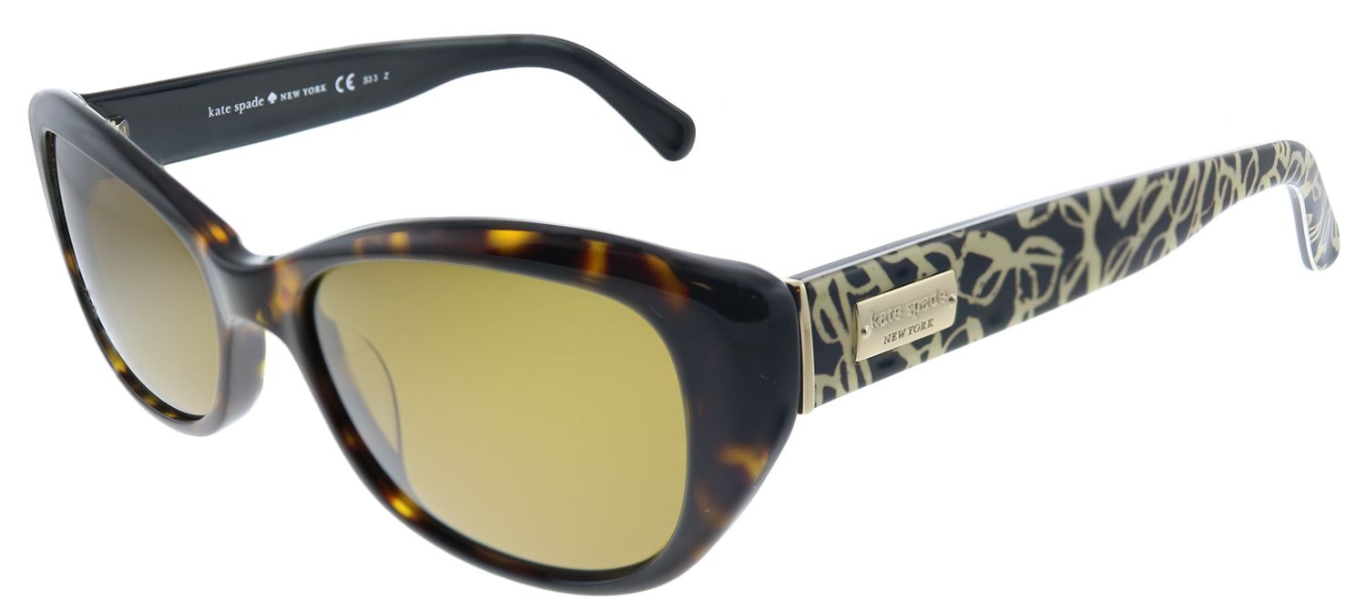 Kate Spade KS Keara/P/S PHN VW Cat-Eye Plastic Tortoise/ Havana Sunglasses with Brown Polarized Lens sold by Gaffos product image thumbnail 2