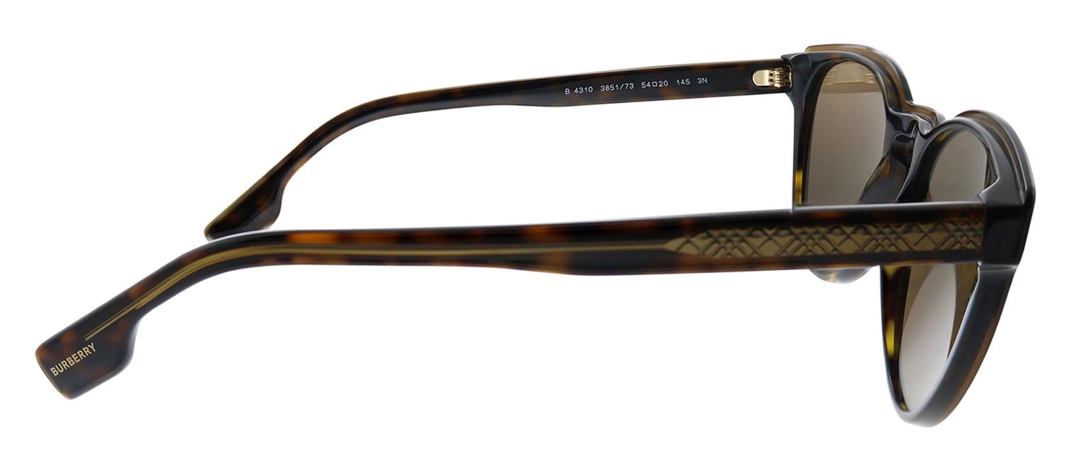 Burberry BE 4310 385173 Round Plastic Havana Sunglasses with Brown Lens sold by Gaffos product image thumbnail 3