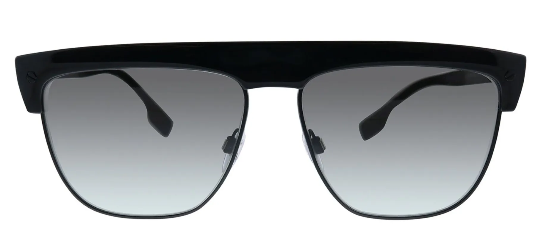 Burberry BE 4325 300111 Geometric Plastic Black Sunglasses with Grey Gradient Lens sold by Gaffos