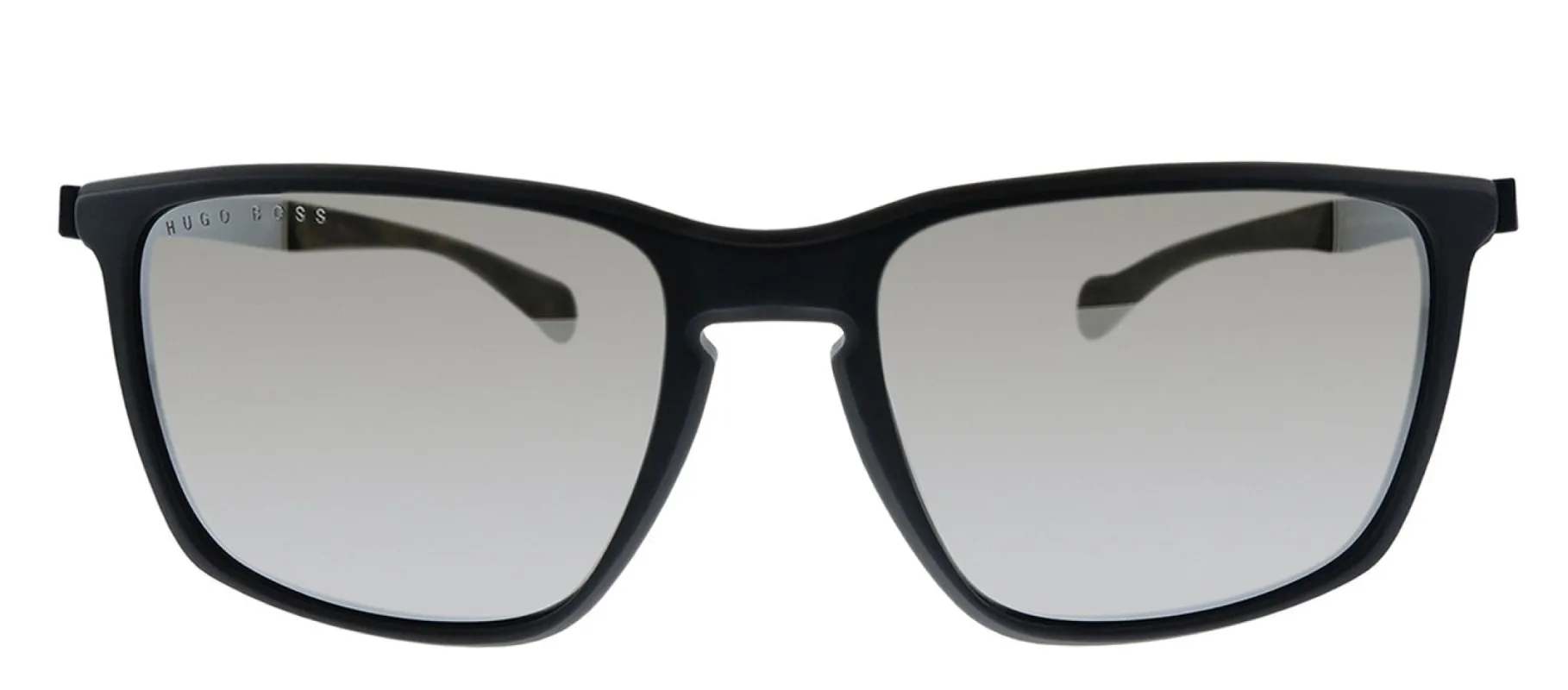 Hugo Boss BOSS 1114/S O6W Rectangle Plastic Black Sunglasses with Grey Lens sold by Gaffos