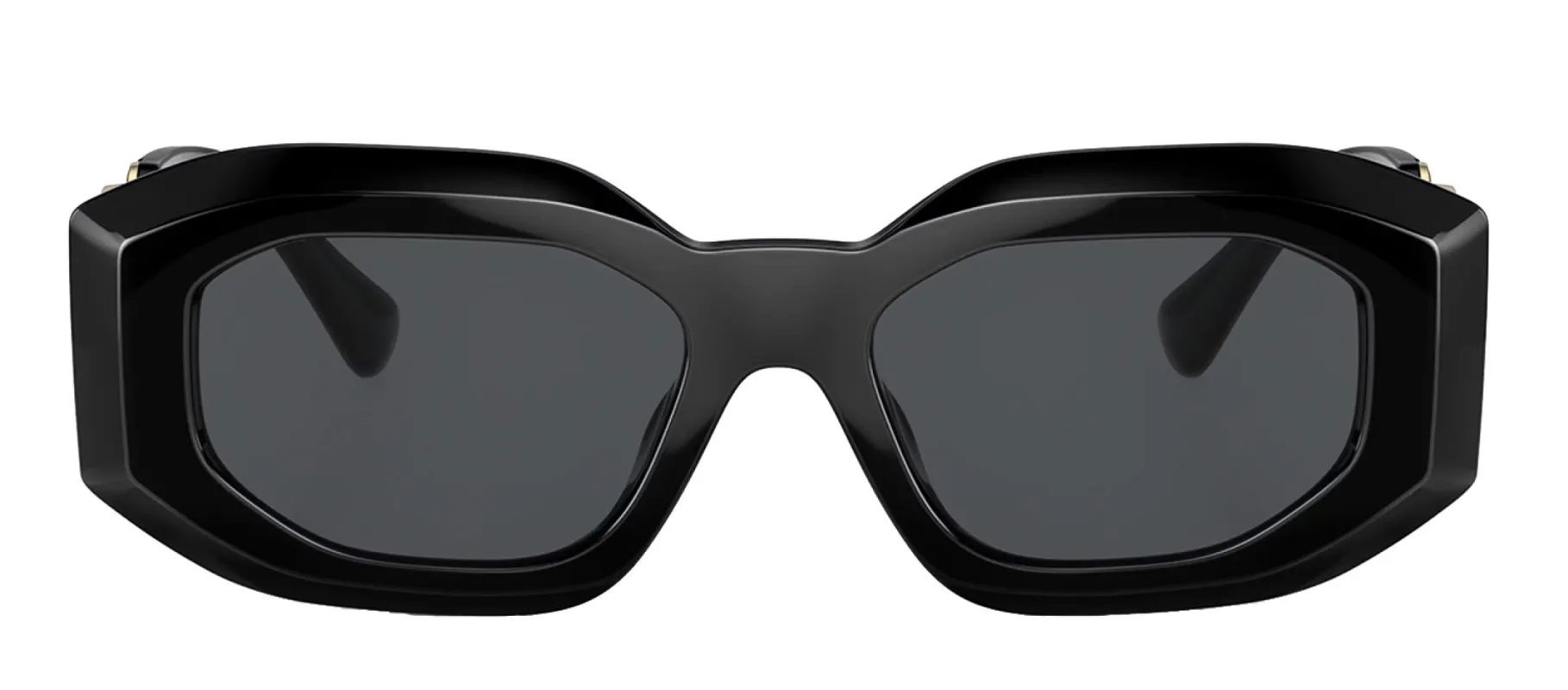 Versace VE 4425U GB1/87 Irregular Plastic Black Sunglasses with Grey Lens sold by Gaffos