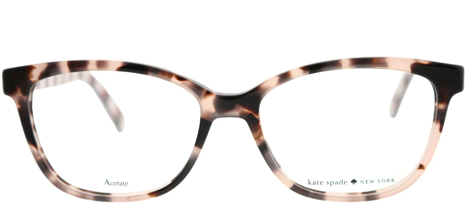 Kate Spade KS Emilyn HT8 Square Plastic Tortoise/ Havana Eyeglasses with Demo Lens sold by Gaffos
