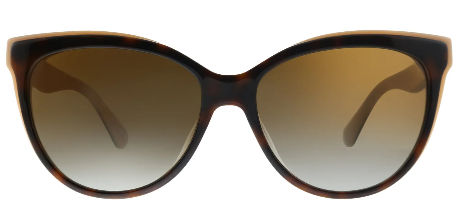 Kate Spade KS Daesha 0T4 Cat-Eye Plastic Tortoise/ Havana Sunglasses with Brown Polarized Gradient Lens sold by Gaffos