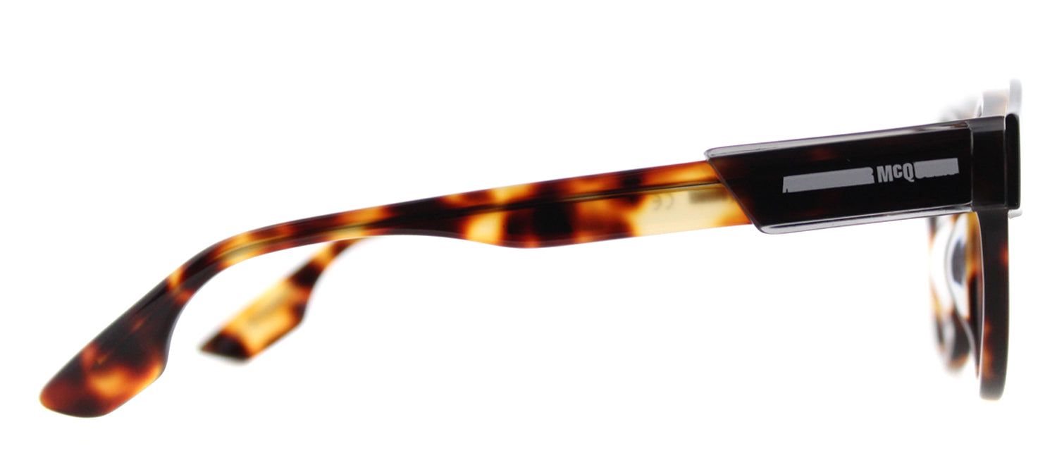 McQ MQ 0005O 002 Round Plastic Tortoise/ Havana Eyeglasses with Demo Lens sold by Gaffos product image thumbnail 3