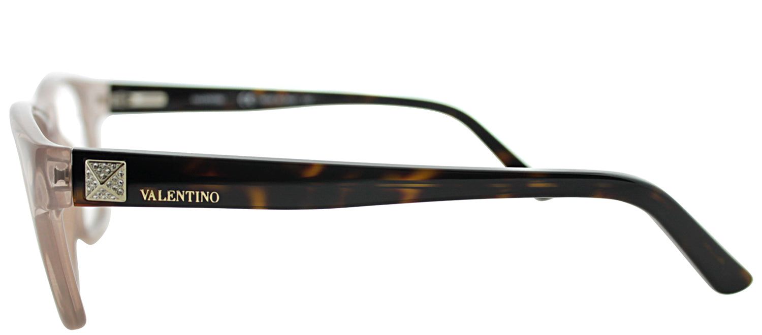 Valentino VL 2696R 290 Rectangle Plastic Pink Eyeglasses with Demo Lens sold by Gaffos product image thumbnail 3