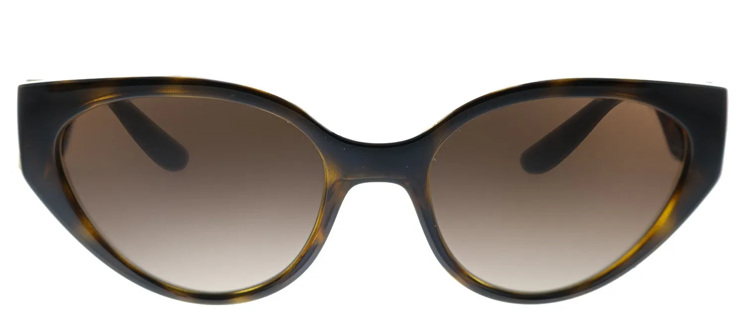 Dolce & Gabbana DG 6146 502/13 Cat-Eye Plastic Havana Sunglasses with Brown Gradient Lens sold by Gaffos