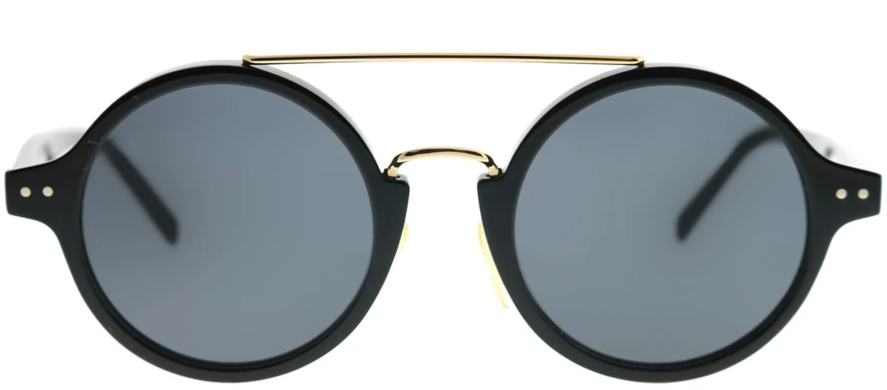 Celine CL 41442/F 807 IR Round Plastic Black Sunglasses with Grey Lens sold by Gaffos