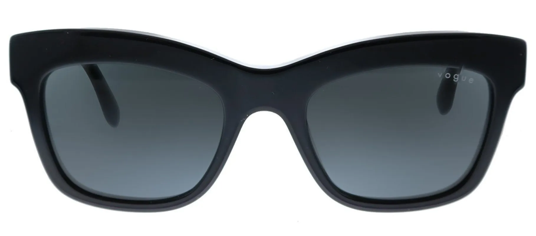 Vogue Eyewear VO 5392S W44/87 Butterfly Plastic Black Sunglasses with Grey Lens sold by Gaffos