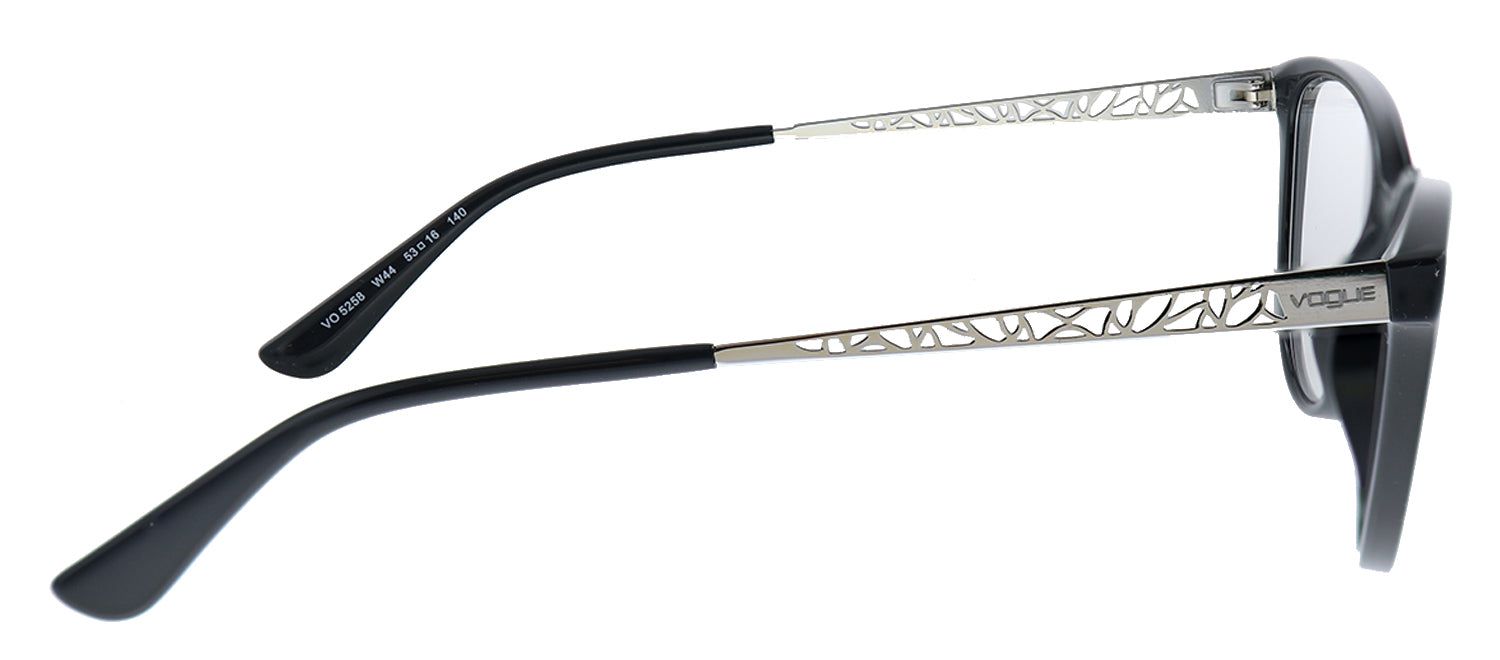 Vogue Eyewear VO 5258 W44 Cat-Eye Plastic Black Eyeglasses with Demo Lens sold by Gaffos product image thumbnail 3