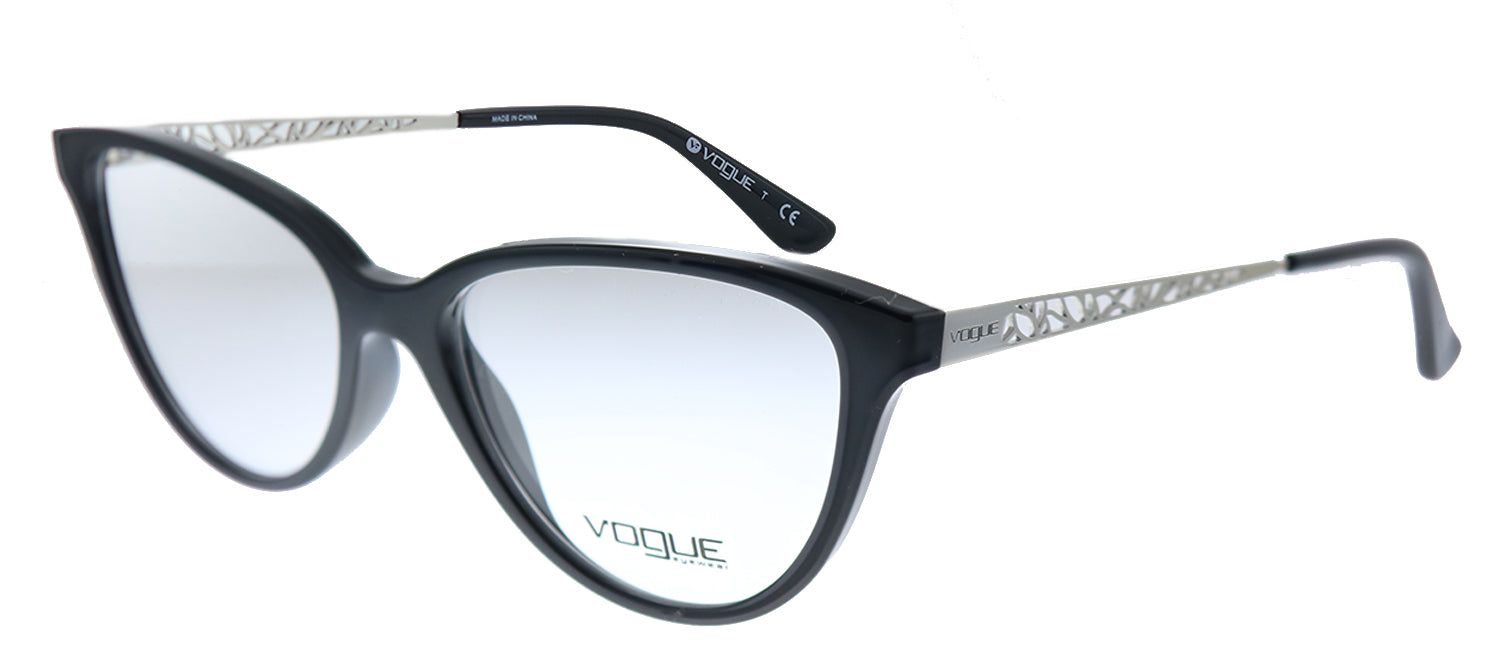 Vogue Eyewear VO 5258 W44 Cat-Eye Plastic Black Eyeglasses with Demo Lens sold by Gaffos product image thumbnail 2