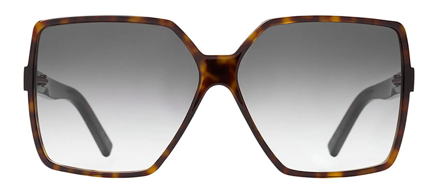 Saint Laurent SL 232 BETTY Oversized Plastic Havana Sunglasses with Grey Gradient Lens sold by Gaffos