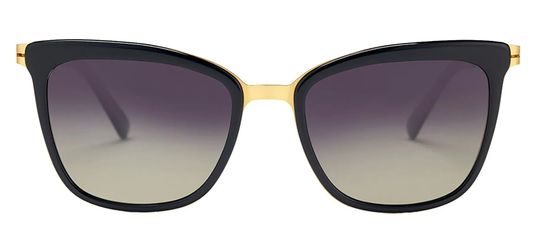 Modo MODO 450 BLKGD Cat-Eye Plastic Black Sunglasses with Grey Lens sold by Gaffos