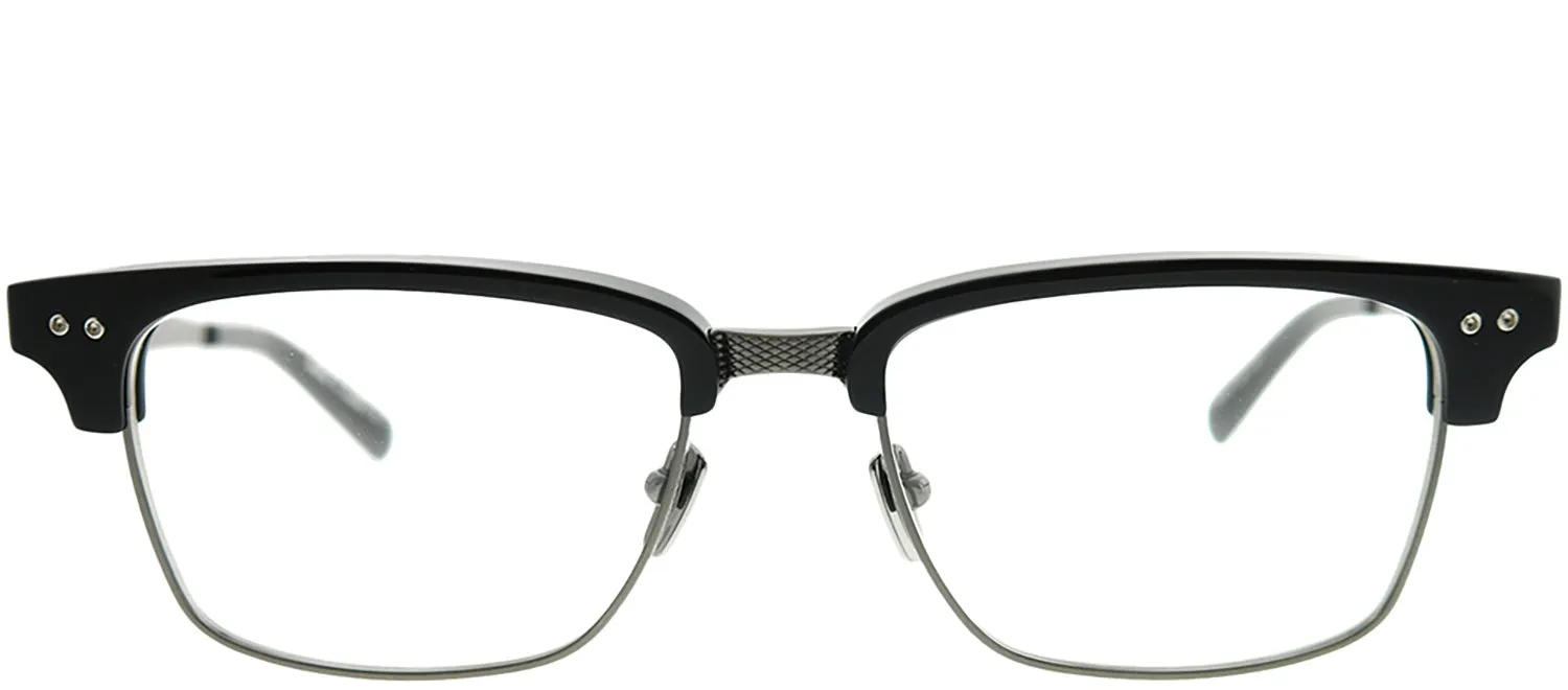 Dita Statesman Three DT DRX-2064-A-BLK-SLV-55 Rectangle Plastic Black Eyeglasses with Demo Lens sold by Gaffos