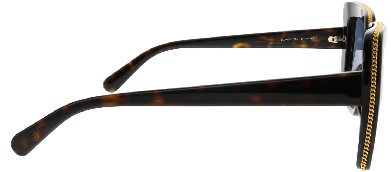 Stella McCartney SC 0093S 004 Square Plastic Tortoise/ Havana Sunglasses with Bronze Mirror Lens sold by Gaffos product image thumbnail 3