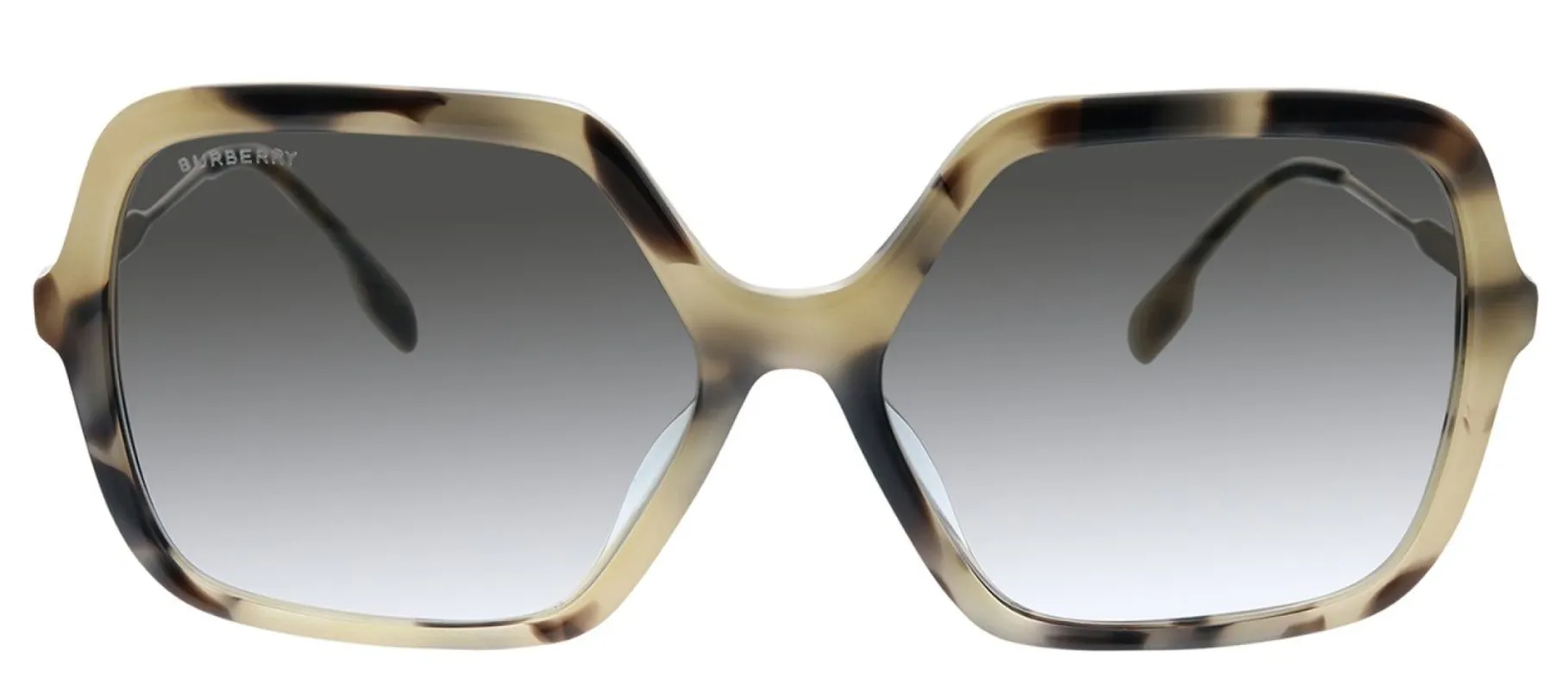 Burberry BE 4324F 35018E Square Plastic Havana Sunglasses with Grey Gradient Lens sold by Gaffos