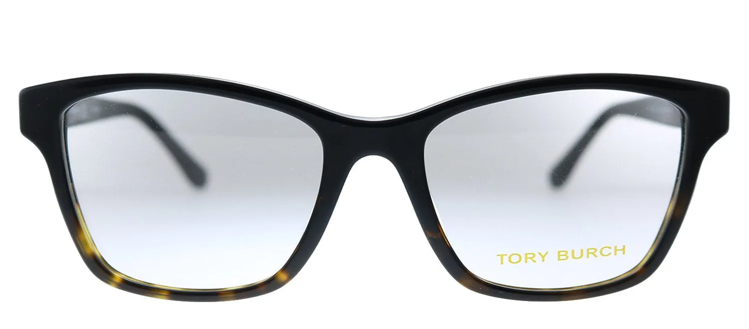 Tory Burch TY 2110U 1824 Rectangle Plastic Black Tortoise Eyeglasses with Demo Lens sold by Gaffos