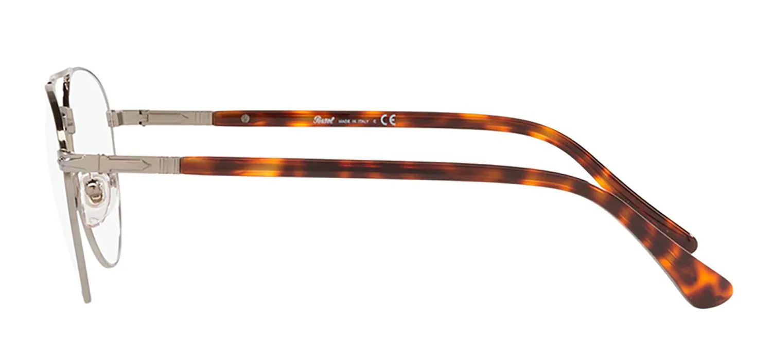 Persol PO 2495V 513 Phantos Metal Gunmetal Eyeglasses with Logo Stamped Demo Lenses sold by Gaffos product image thumbnail 3