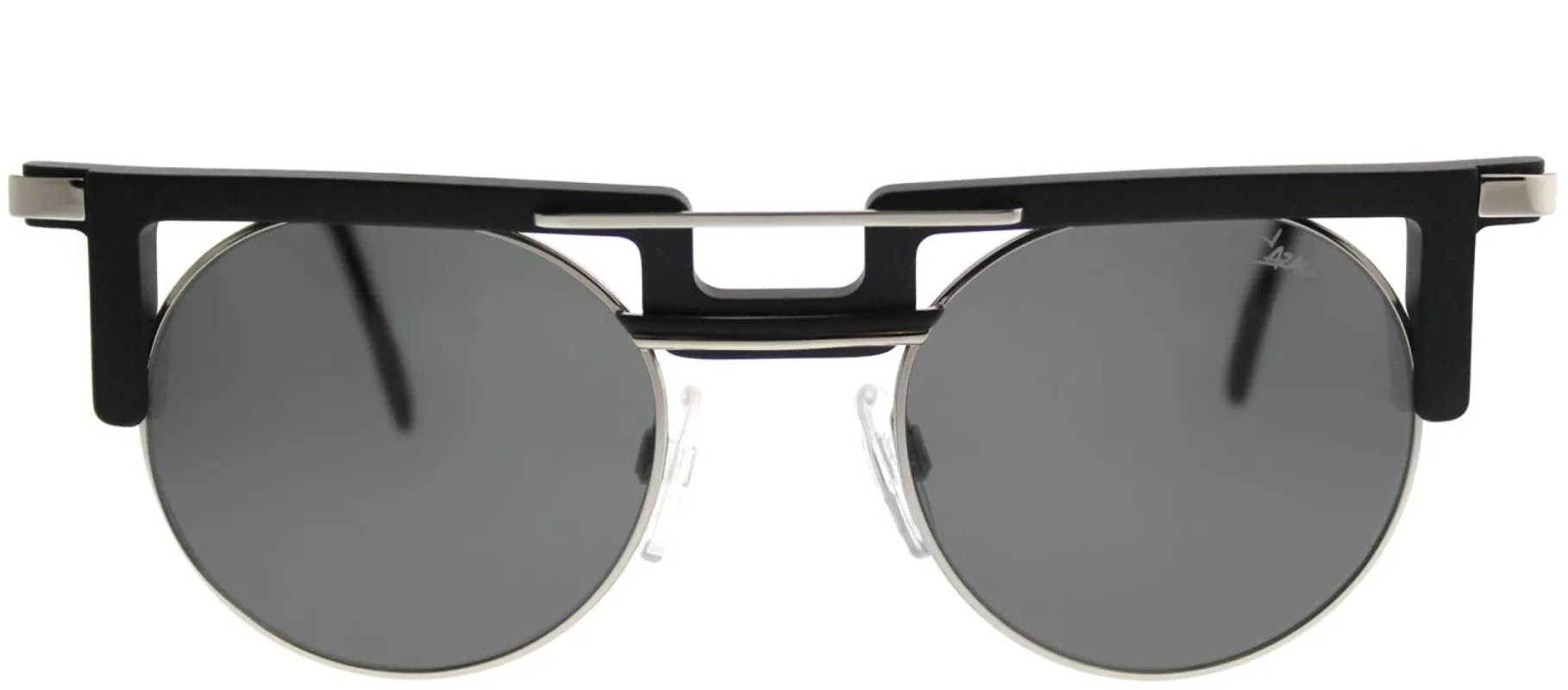 Cazal Cazal 745 003SG Round Plastic Black Sunglasses with Grey Lens sold by Gaffos