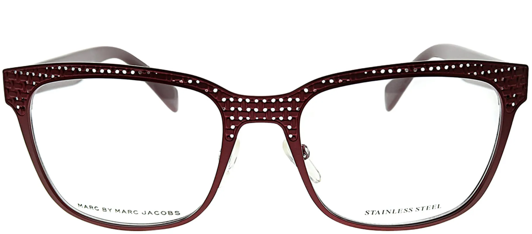 Marc by Marc Jacobs MMJ 613 KUA Square Metal Brown Eyeglasses with Demo Lens sold by Gaffos