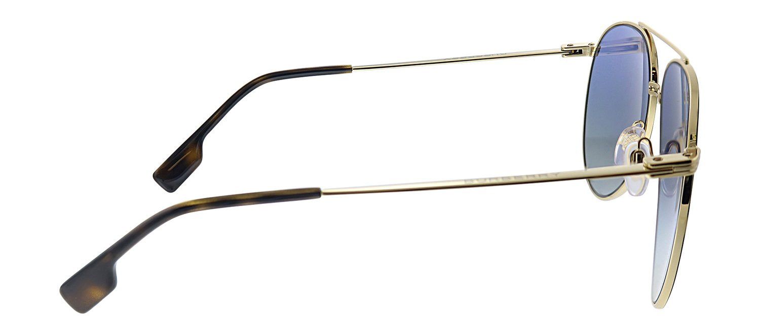 Burberry BE 3108 10174L Pilot Metal Black Sunglasses with Blue Gradient Lens sold by Gaffos product image thumbnail 3