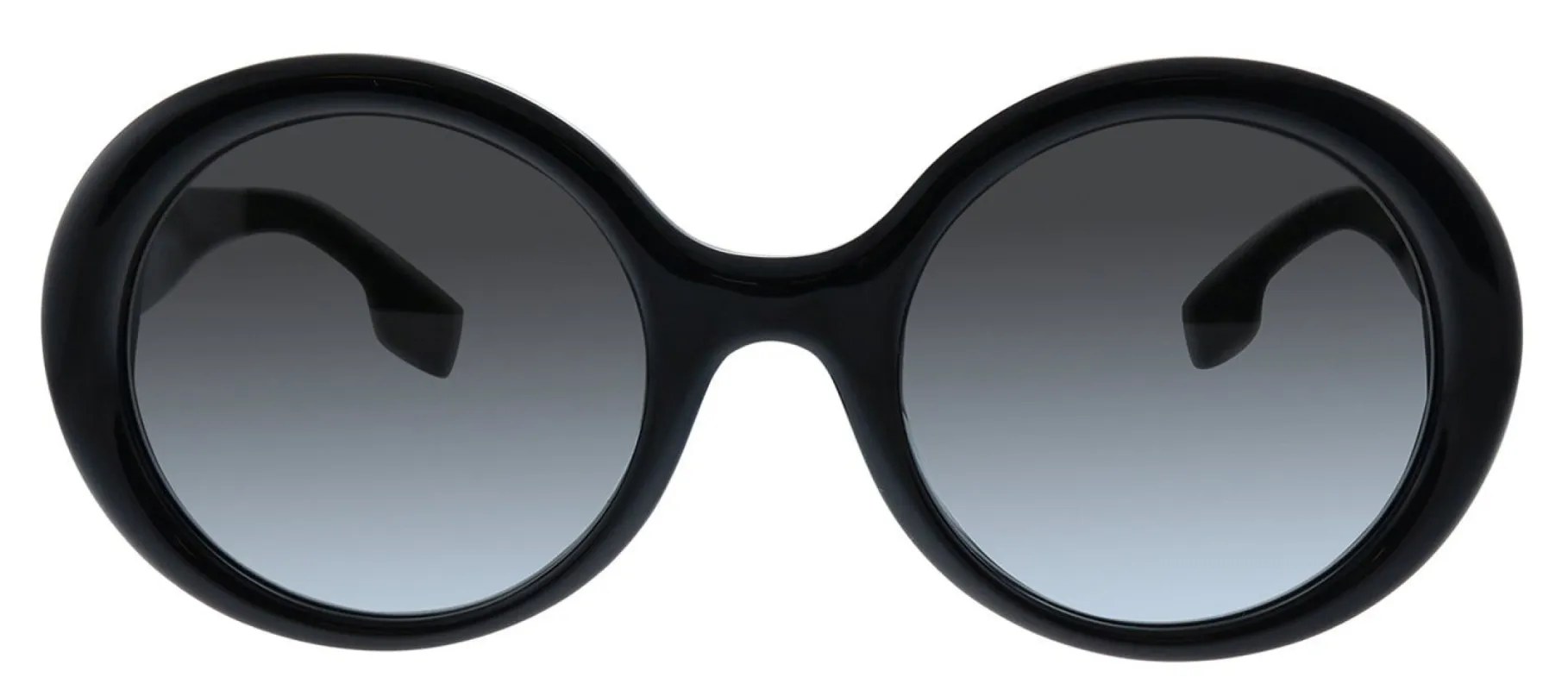 Burberry BE 4314F 30018G Round Plastic Black Sunglasses with Grey Gradient Lens sold by Gaffos