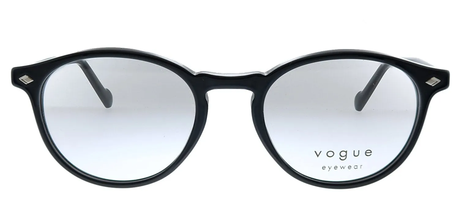 Vogue Eyewear VO 5326 W44 Oval Plastic Black Eyeglasses with Demo Lens sold by Gaffos