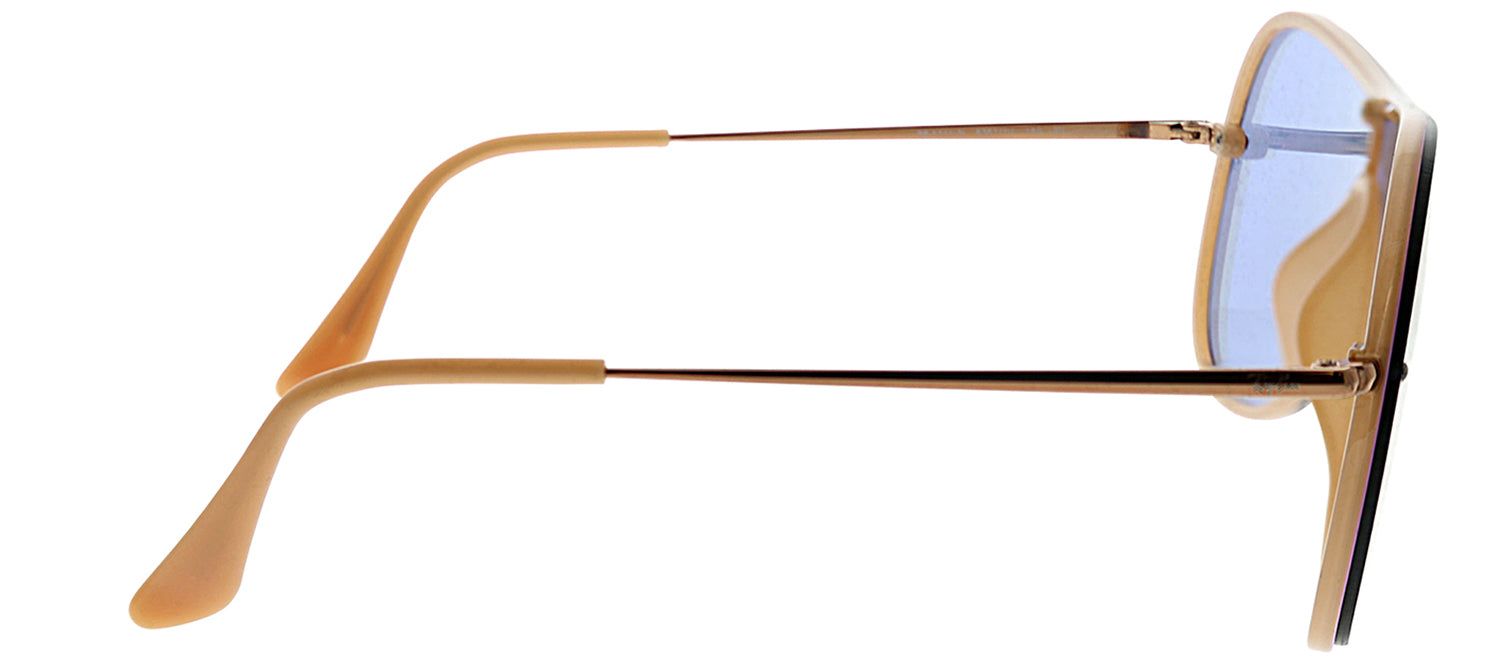 Ray-Ban RB 4311N 63611U Shield Plastic Beige Sunglasses with Violet Mirror Silver Lens sold by Gaffos product image thumbnail 3