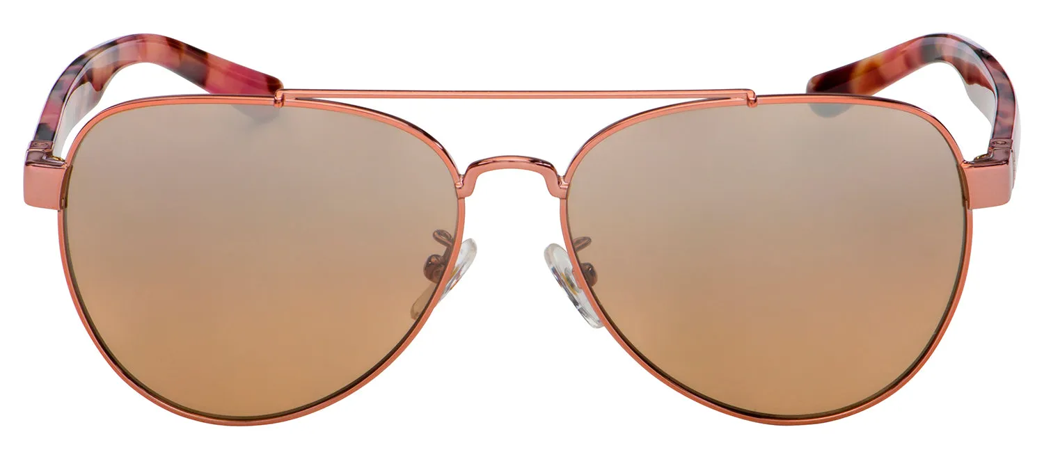 Tory Burch TY 6070 32738Z Aviator Metal Gold Sunglasses with Brown Mirror Lens sold by Gaffos