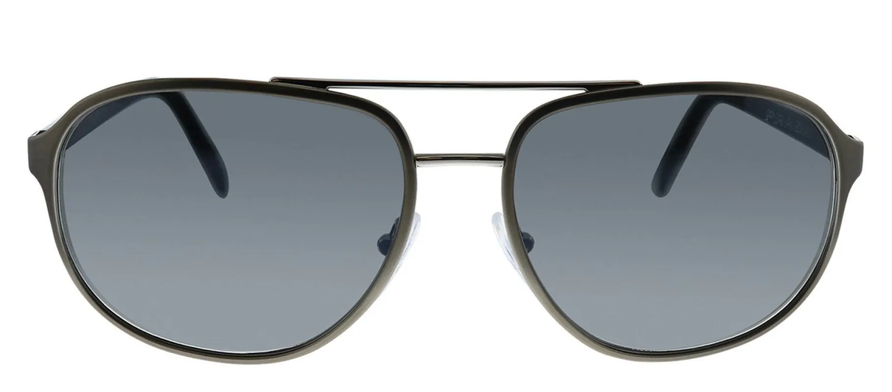 Prada PR 53XS VIX731 Pillow Metal Silver Sunglasses with Grey Lens sold by Gaffos