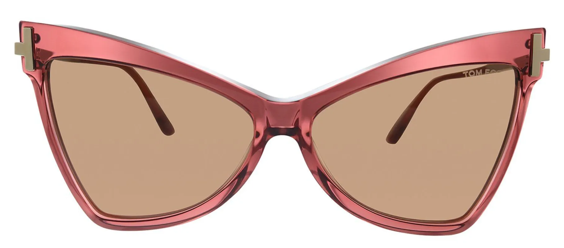 Tom Ford FT 0767 72Y Butterfly Plastic Pink Sunglasses with Brown Lens sold by Gaffos