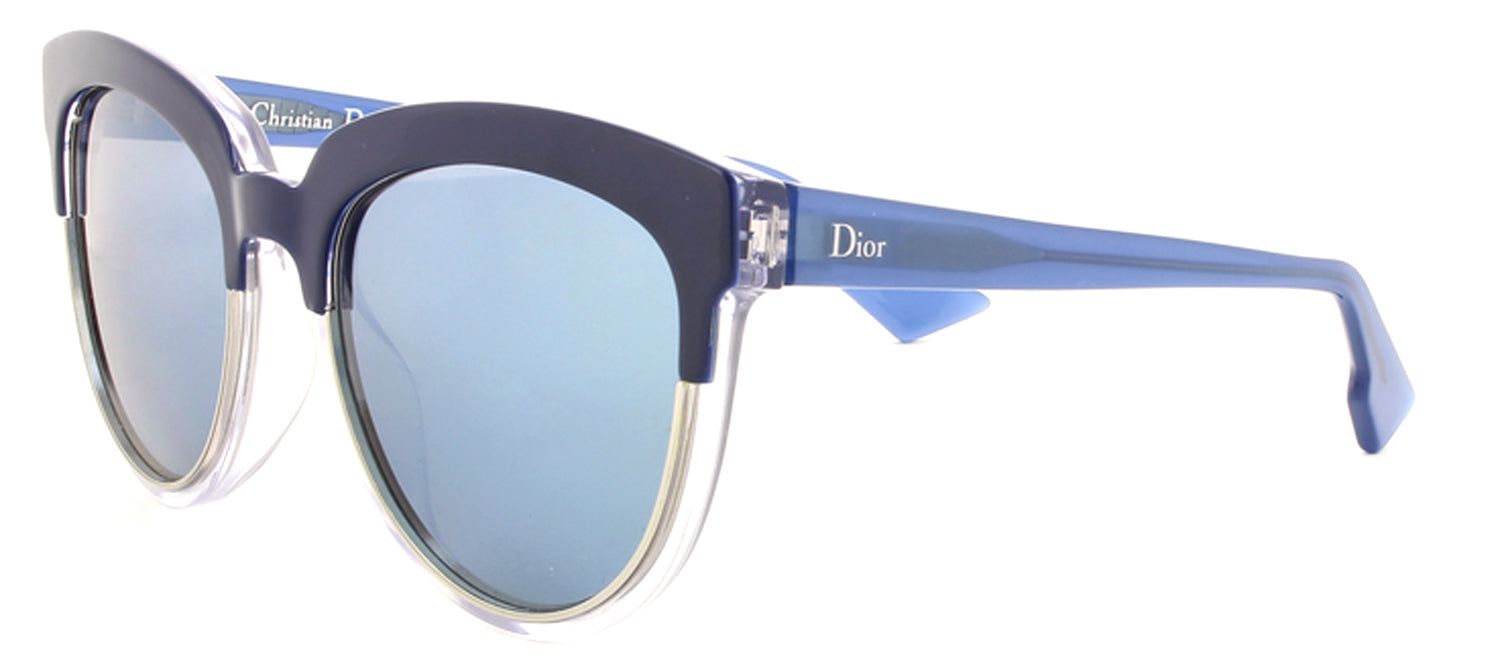 Dior CD Sight1 REN T7 Cat-Eye Metal Blue Sunglasses with Blue Mirror Lens sold by Gaffos product image thumbnail 2