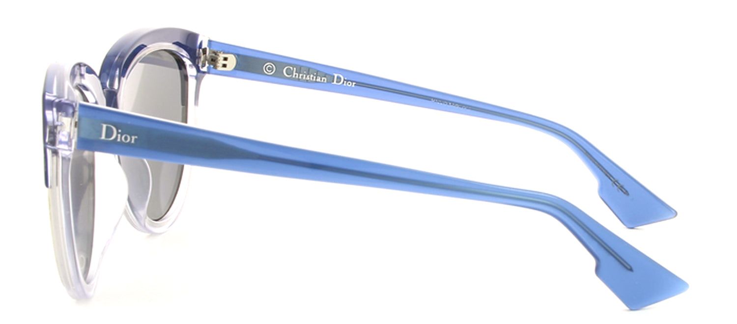Dior CD Sight1 REN T7 Cat-Eye Metal Blue Sunglasses with Blue Mirror Lens sold by Gaffos product image thumbnail 3