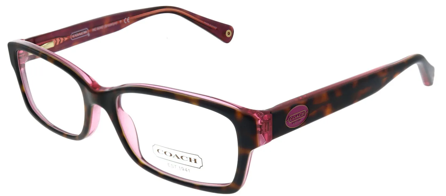 Coach Brooklyn HC 6040 5115 Rectangle Plastic Tortoise/ Havana Eyeglasses with Demo Lens sold by Gaffos product image thumbnail 2
