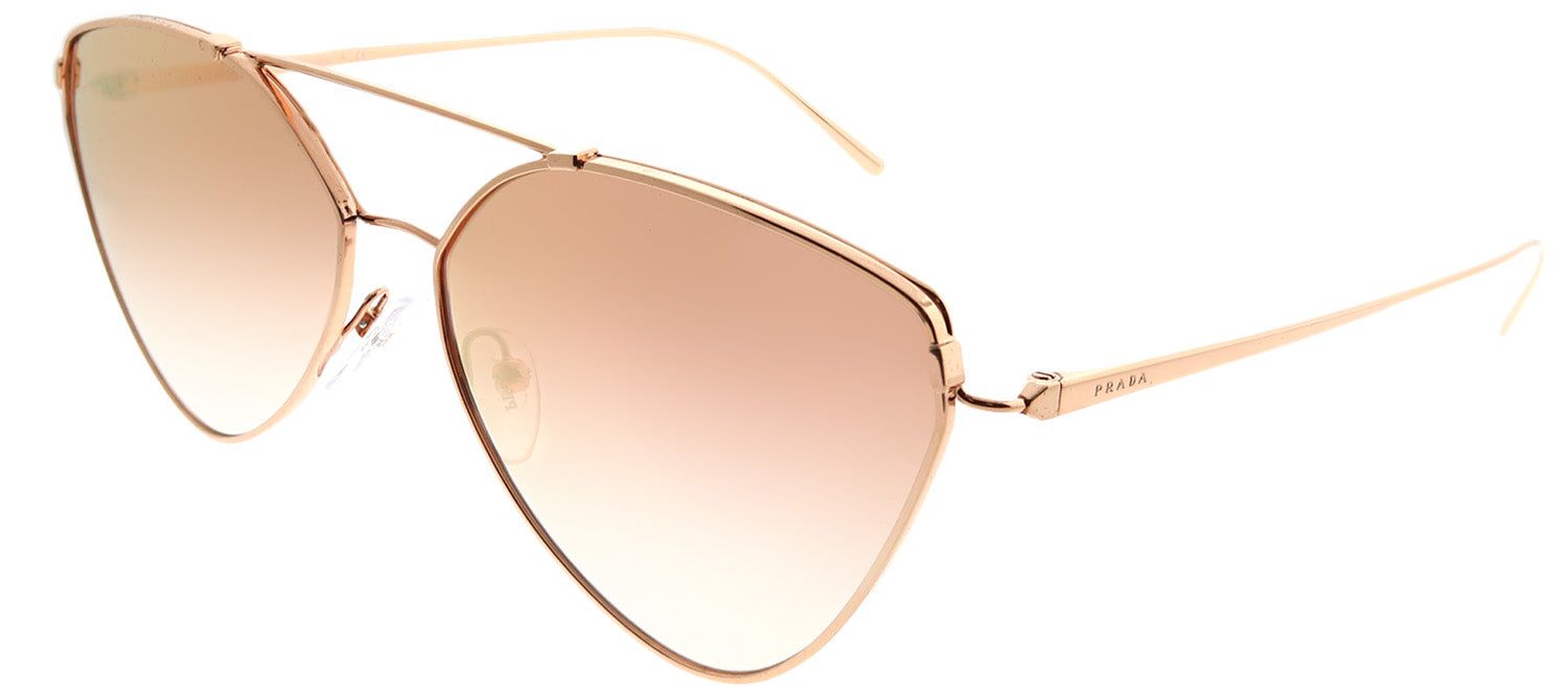 Prada PR 51US SVFAD2 Aviator Metal Gold Sunglasses with Pink Gradient Mirror Pink Lens sold by Gaffos product image thumbnail 2