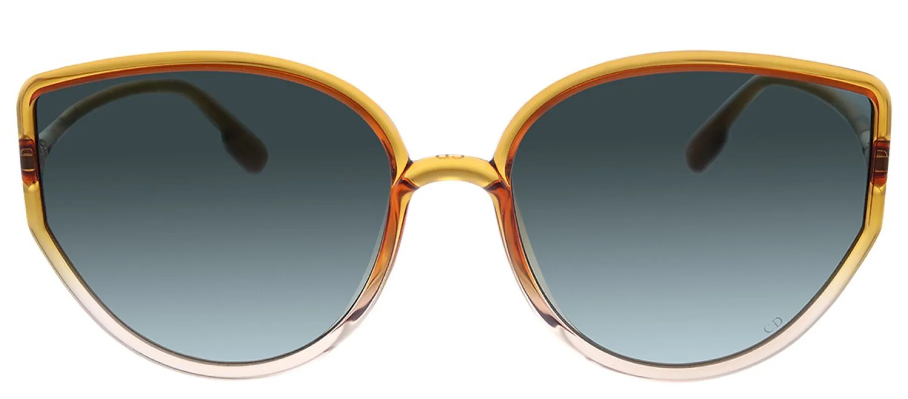 Dior CD SOSTELLARE4 09Z Cat-Eye Plastic Orange Sunglasses with Grey Gradient Lens sold by Gaffos