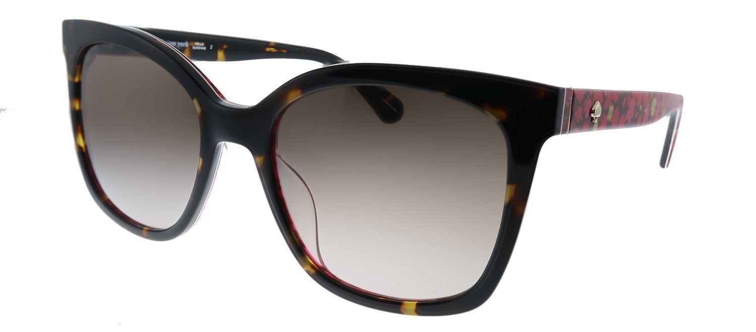 Kate Spade KS KIYA/S 2VM HA Square Plastic Havana Sunglasses with Brown Gradient Lens sold by Gaffos product image thumbnail 2