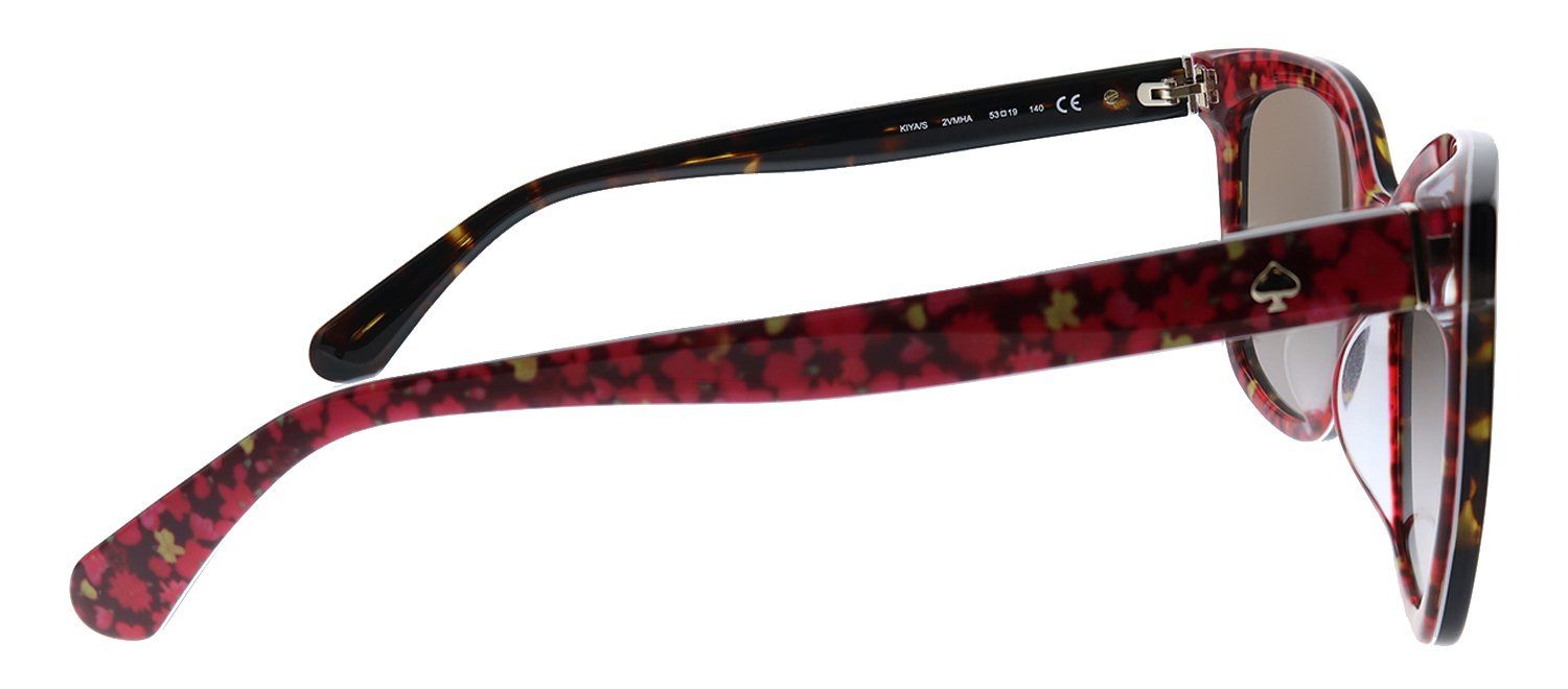 Kate Spade KS KIYA/S 2VM HA Square Plastic Havana Sunglasses with Brown Gradient Lens sold by Gaffos product image thumbnail 3