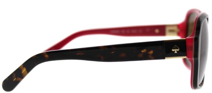 Kate Spade KS Annora/P S0U Rectangle Plastic Tortoise/ Havana Sunglasses with Brown Polarized Lens sold by Gaffos