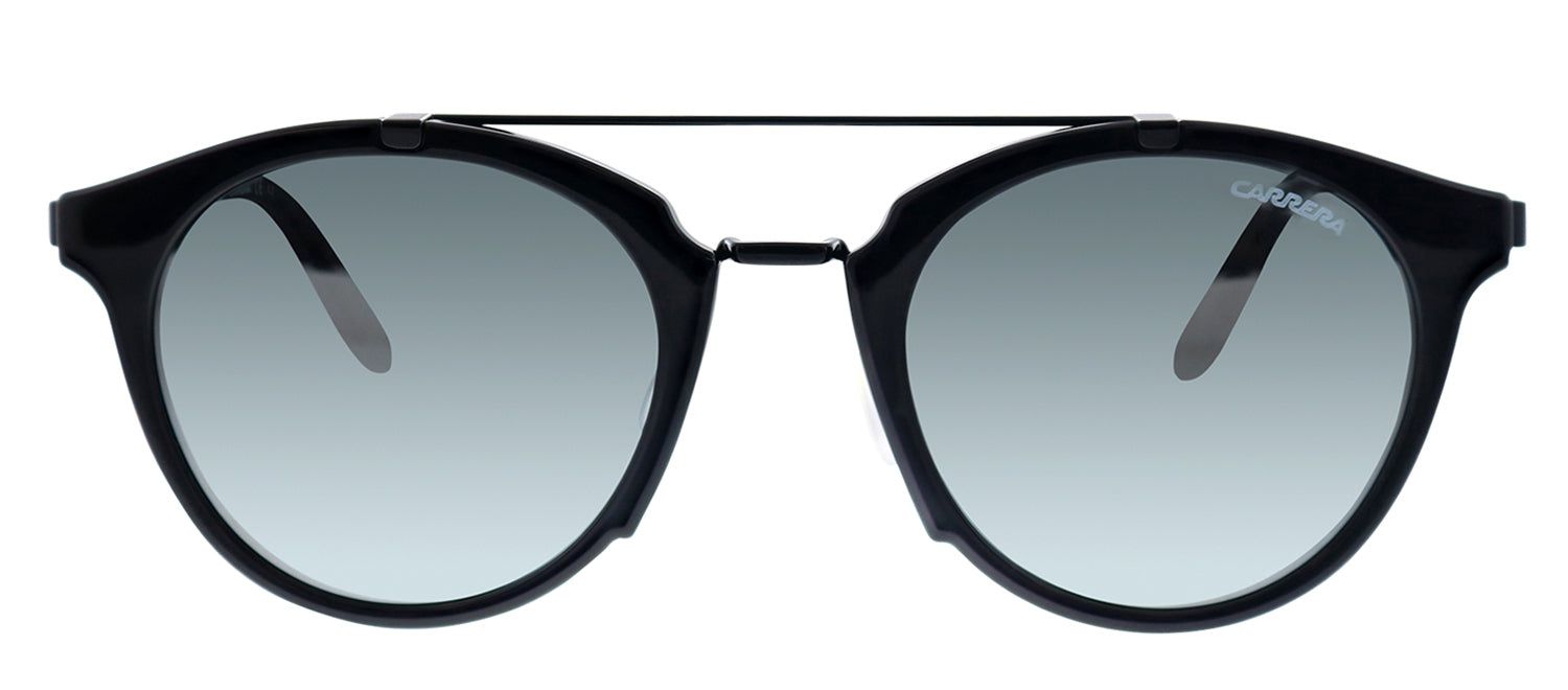 Carrera CA Carrera126/S 6UB T4 Round Plastic Black Sunglasses with Grey Mirror Lens sold by Gaffos