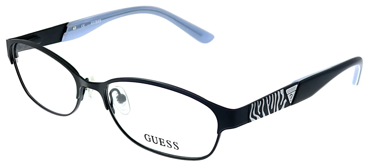 Guess GU 2353 BLK Rectangle Metal Black Eyeglasses with Demo Lens sold by Gaffos product image thumbnail 2