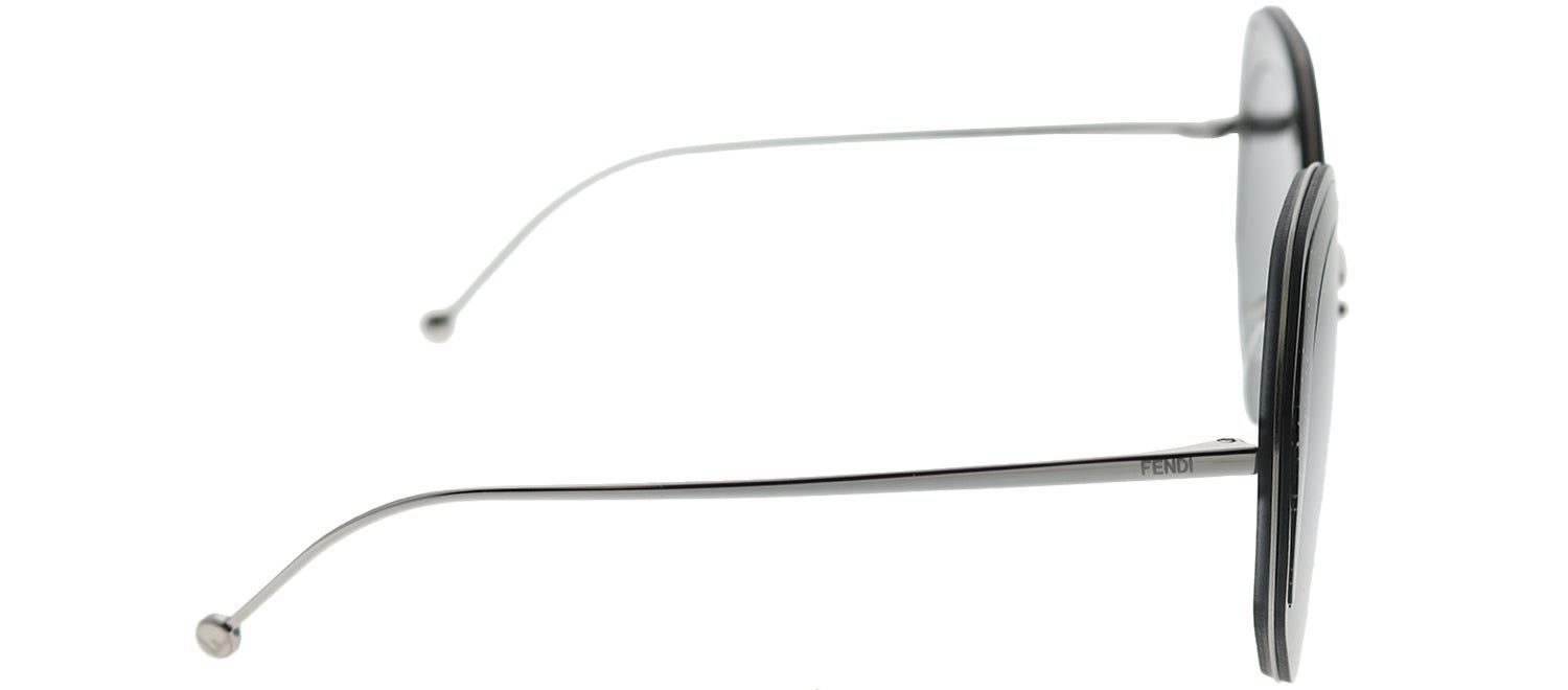 Fendi FF 0358 KB7 IR Geometric Metal Grey Sunglasses with Grey Lens sold by Gaffos product image thumbnail 3